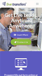 Mobile Screenshot of livetransfers.com